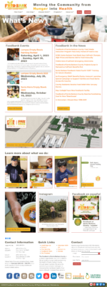 What's New Foodbank What's New