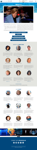 About Mission Blue About