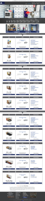 Storage Sizes Patterson Self Storage Sizes