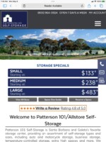 Tablet Design Patterson Self Storage Tablet Design